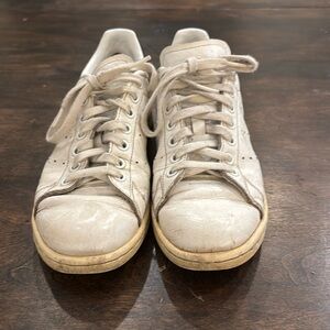 Adidas Stan Smith Embossed White Sneakers